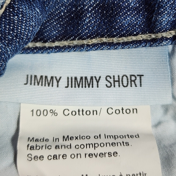 Paige Jimmy Jimmy Denim Distressed Short Womens Size 28 - Picture 5 of 6